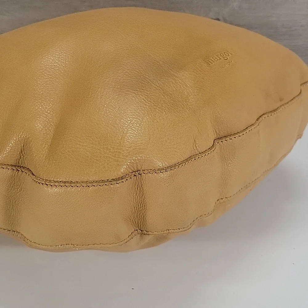 Margot Tan Leather Shoulder Bag
